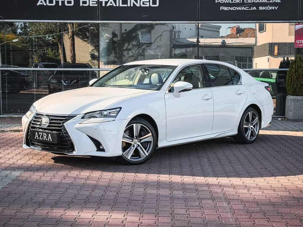 Lexus GS 200 — przód z boku, lewa strona